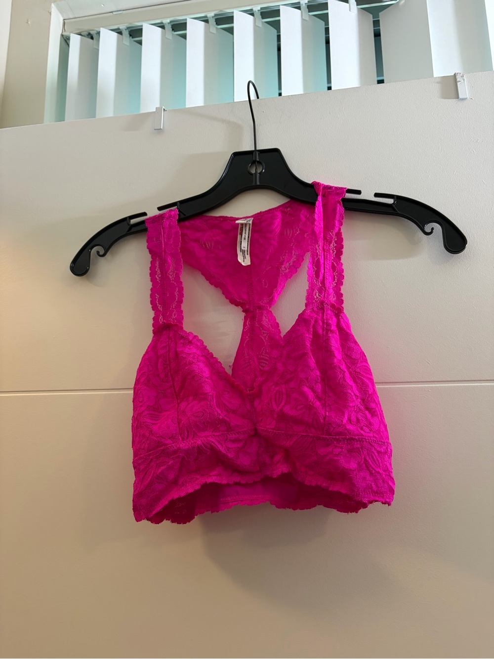 Free People Hot Pink Lace Bralette